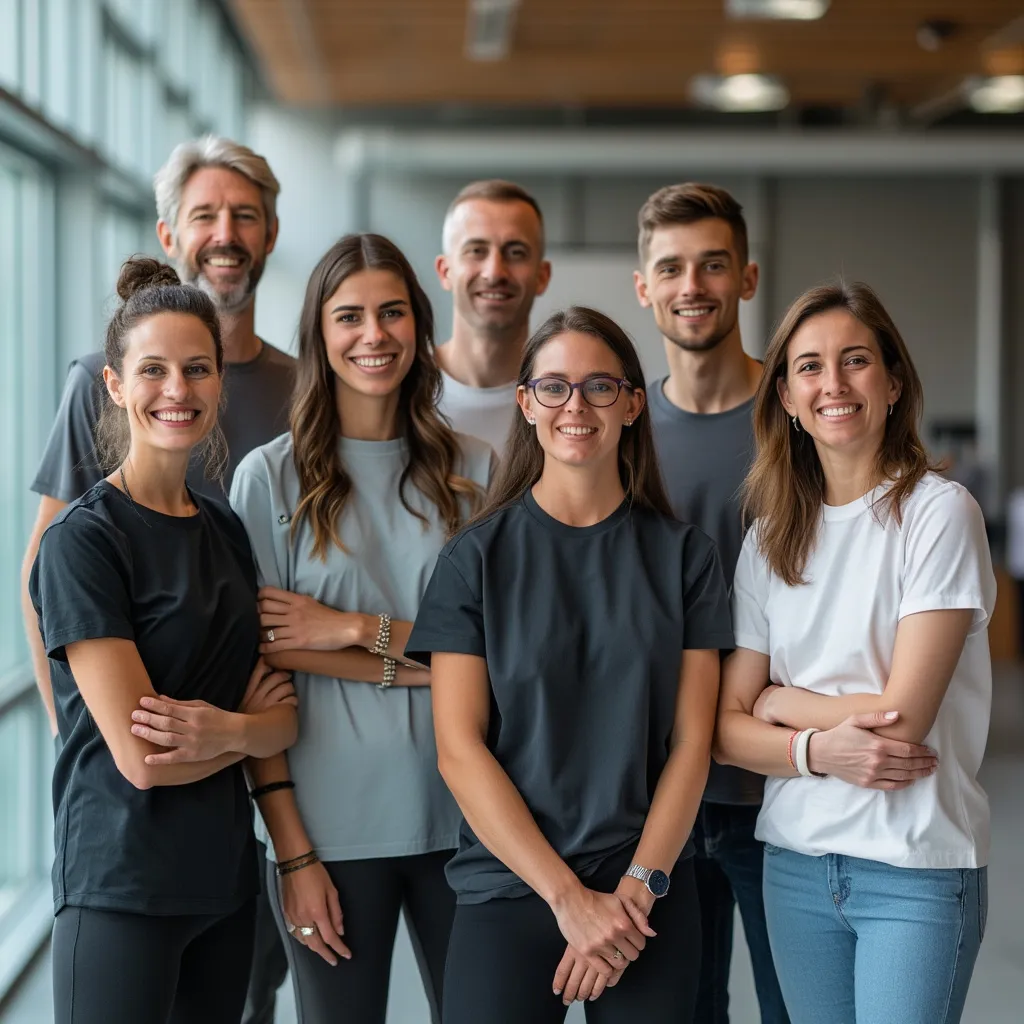 Équipe de coaches professionnels dans un bureau lumineux